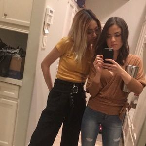 LIKE NEW free people wrap top